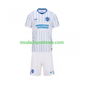 Koszulka Brighton Hove Albion Dziecięcy Wyjazdowe Stroje Piłkarskie 2026/27 Krótki Rękaw